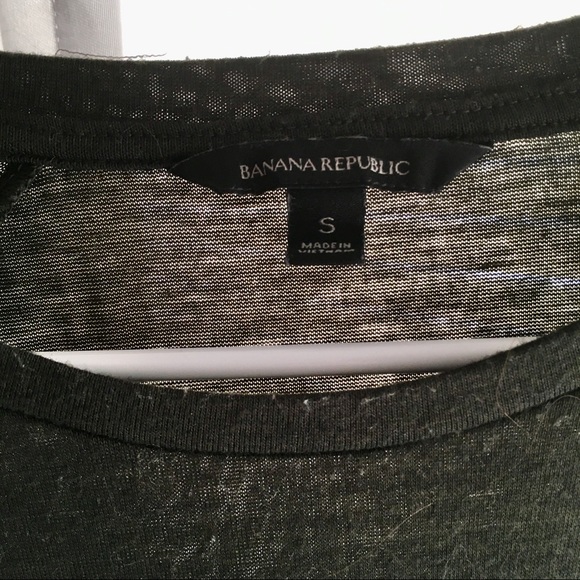 Dark Hunter Green Banana Republic Top - Picture 2 of 3